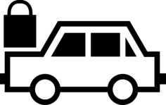 Car With Padlock Svg Line Art, Free Vectors File